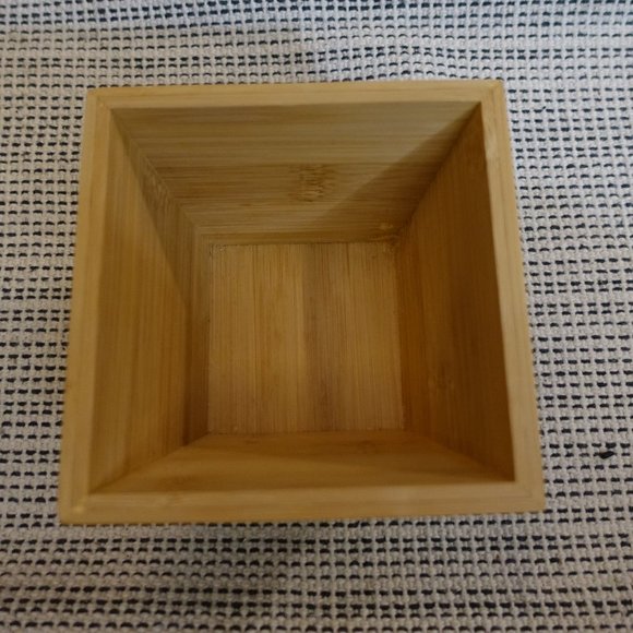 American Metalcraft BAM53 Square Bamboo Bowl - 5" - Picture 4 of 5